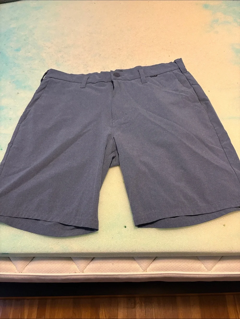 Hurley Men's Flat Front Shorts - Blue